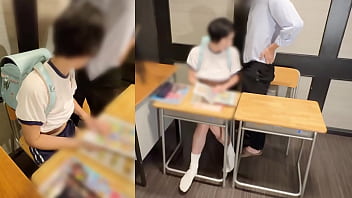 First-timer Asian nymph receives inner ejaculation instructing from teacher who knows her weaknesses