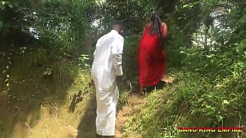 First-timer red-haired millionaire plumbs all-natural funbags African village woman on village roads (Full video on XVideo Red)